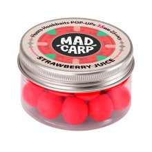 Плавающие бойлы Mad Carp Baits Fluoro POP-UP Strawberry Juice 15mm