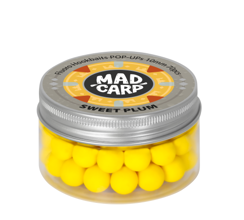 Плавающие бойлы Mad Carp Baits Fluoro POP-UP Sweet Plum