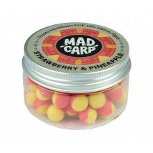 Плавающий бойл Mad Carp Baits Fluoro POP-UP Strawberry & Pineapple 12mm