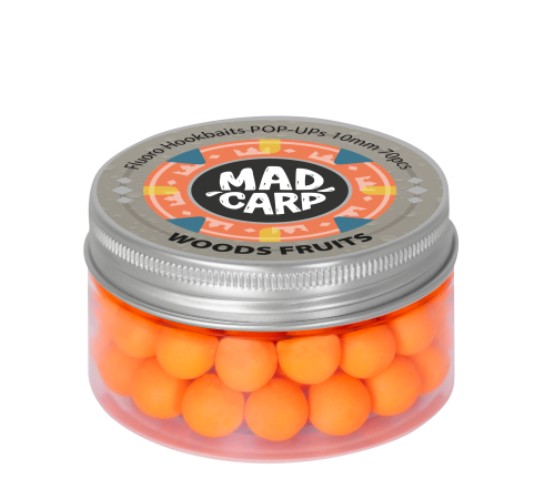 Плавающие бойлы Mad Carp Baits Fluoro POP-UP Woods Fruits