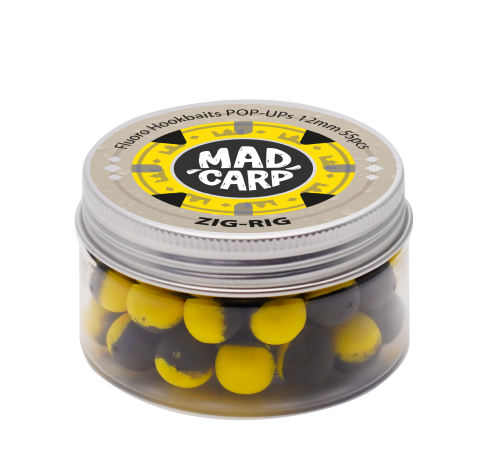 Плавающие бойлы Mad Carp Baits Fluoro POP-UP Zig-Rig