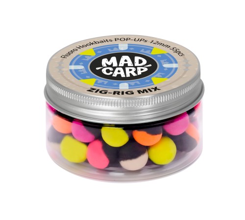 Плавающие бойлы Mad Carp Baits POP-UP ZIG-RIG COLOR MIX