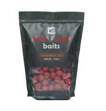Бойлы тонущие Mad Carp Baits Strawberry Juice 1kg