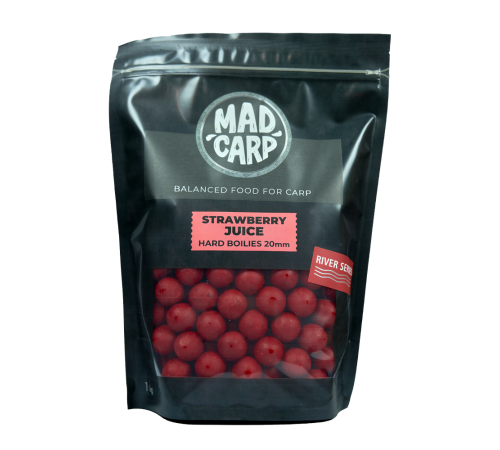 Бойл тонущий Mad Carp Baits River Series Strawberry Juice 20mm