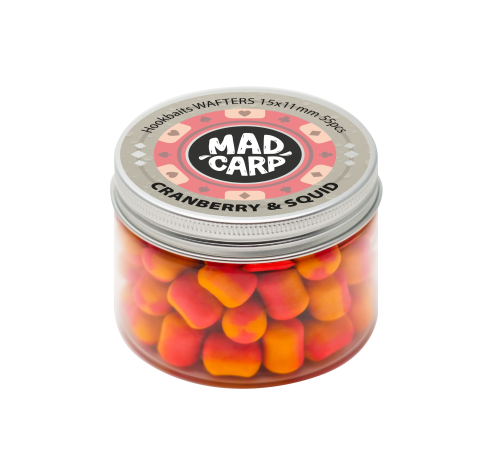 Вафтерсы Mad Carp Baits Wafters Cranberry & Squid
