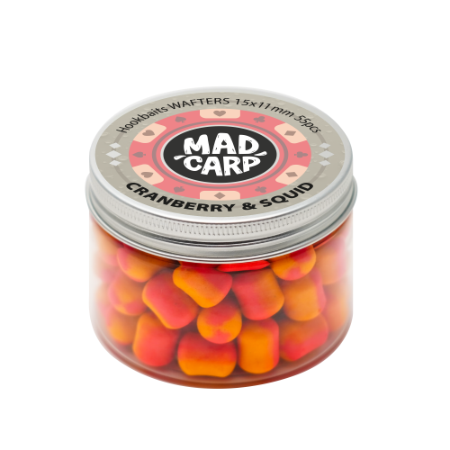 Вафтерсы Mad Carp Baits Wafters Cranberry & Squid 15-11mm