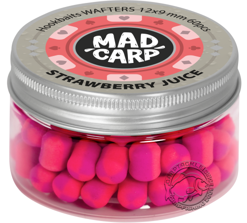 Вафтерсы Mad Carp Baits Wafters Strawberry Juice