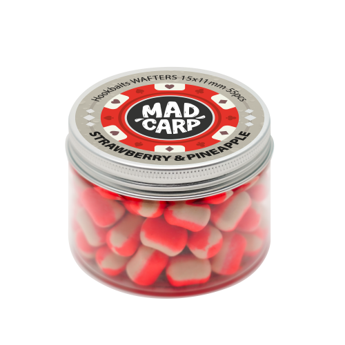 Вафтерсы Mad Carp Baits Wafters Strawberry & Pinneapple 15-11mm