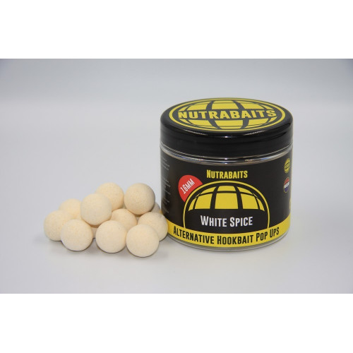 Бойлы плавающие 12мм Nutrabaits Alternative Hookbait Pop-Ups White Spice 12mm