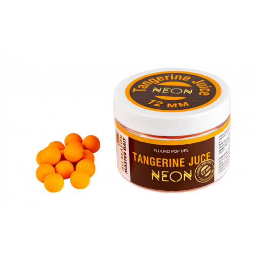 Плавающие бойлы Master Bait Fluoro Pop-Up Neon Tangerine Juice