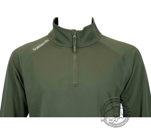 Футболка Trakker Half-Zip Top with UV sun protection