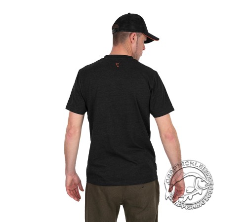 Футболка Fox Collection T Black & Orange