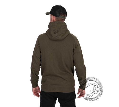 Толстовка зелено-черная с капюшоном FOX Collection LW