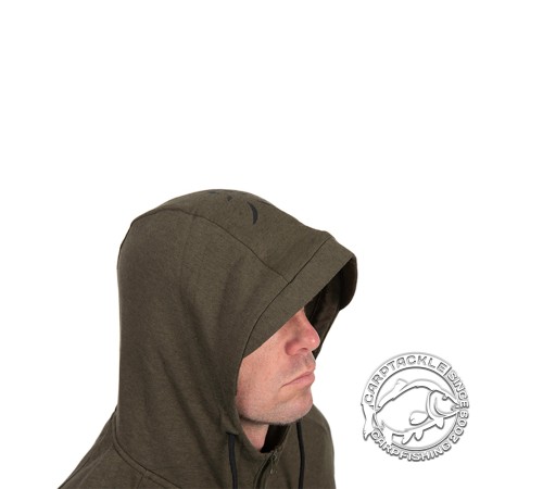 Толстовка зелено-черная с капюшоном FOX Collection LW