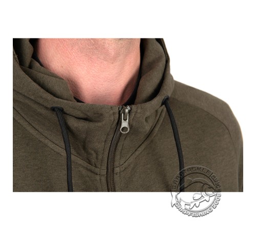 Толстовка зелено-черная с капюшоном FOX Collection LW