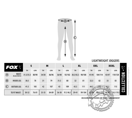 Штаны Fox Collection LW Jogger Black & Orange