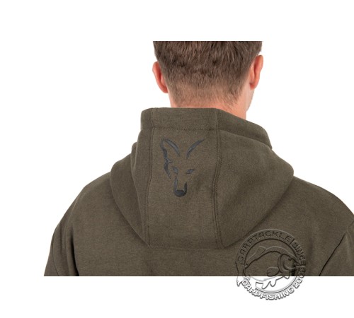 Толстовка с капюшоном Fox Collection Hoody Green & Black