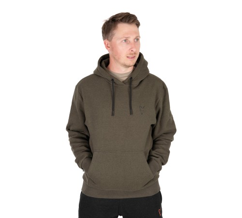 Толстовка с капюшоном Fox Collection Hoody Green & Black