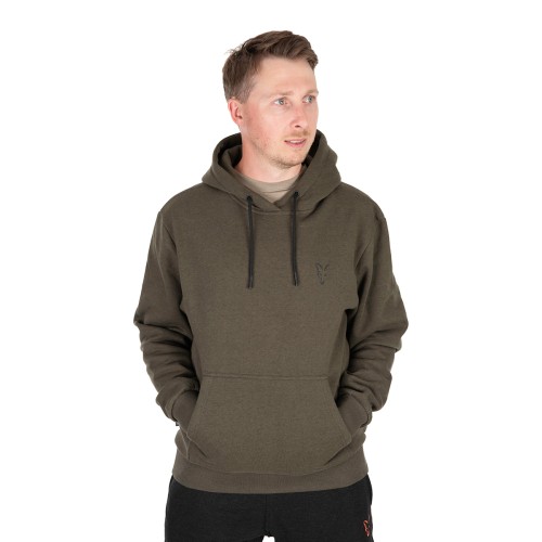 Толстовка с капюшоном Fox Collection Hoody Green & Black