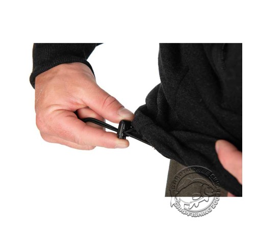 Черно-оранжевая куртка с шерпа-флисом Fox Collection Sherpa Jacket Black & Orange