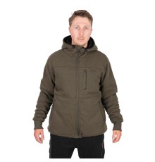 Куртка зелено-черная с шерпа-флисом Fox Collection