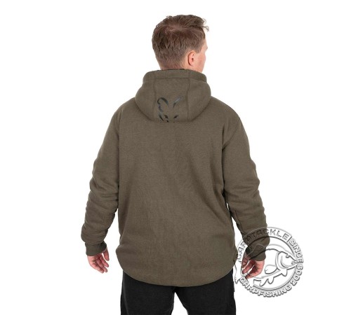 Куртка зелено-черная с шерпа-флисом Fox Collection