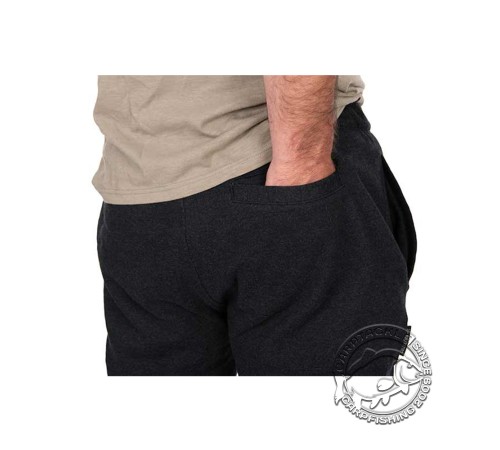 Черно-оранжевые джоггеры из шерпы Fox Collection Sherpa Joggers B/O