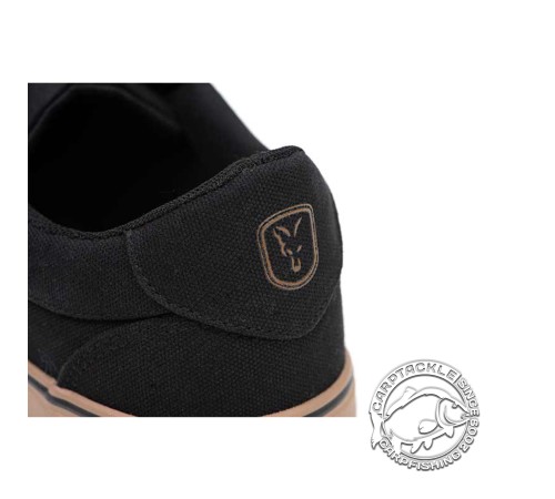 Черные парусиновые кеды Fox Black Canvas Shoe sz