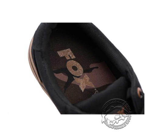 Черные парусиновые кеды Fox Black Canvas Shoe sz