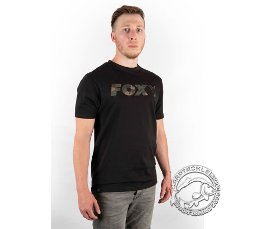 Футболка Fox Black/Camo Chest Print T-Shirt