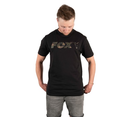 Футболка Fox Black/Camo Chest Print T-Shirt