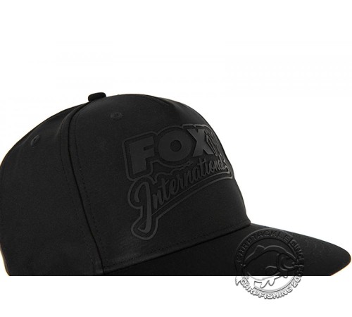 Бейсболка Fox Black/Camo Flat Peak Snapback Cap