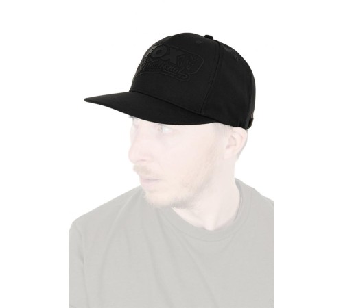Бейсболка Fox Black/Camo Flat Peak Snapback Cap