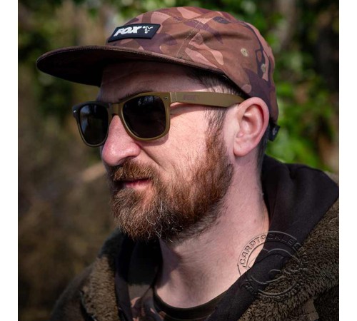 Поляризационные солнцезащитные очки  Fox Avius Trans Khaki - Green Lens