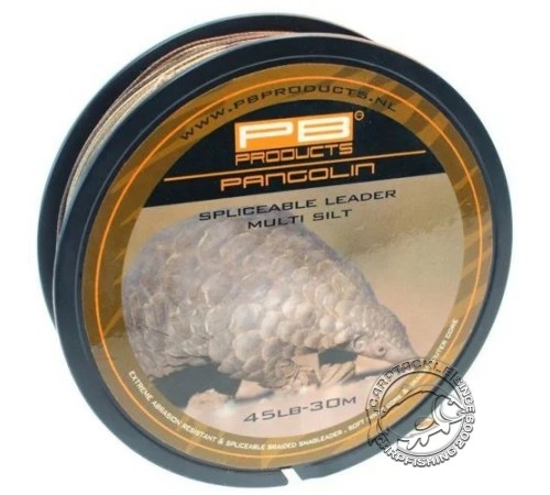 Противозакручиватель с сердечником PB Products PANGOLIN Leader 45lb 30m