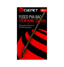 Система для ловли с ПВА Cygnet Fused PVA Bag Stem - Ring Swivel