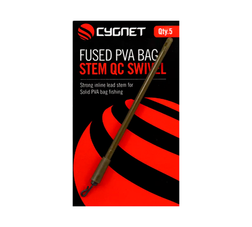 Система для ловли с ПВА Cygnet Fused PVA Bag Stem - QC Swivel
