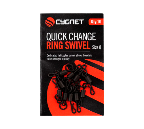 Вертлюг с кольцом и быстросъемом Cygnet QC Ring Swivel - Size 8