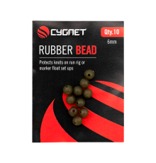 Бусина резиновая Cygnet 6mm Rubber Bead