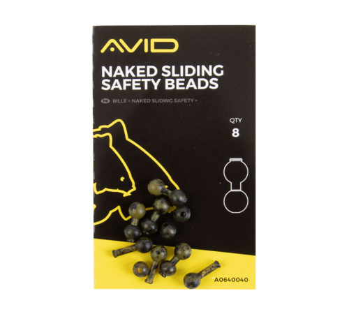 Бусины для чод-рига на леске Avid Carp Naked Sliding Safety Beads
