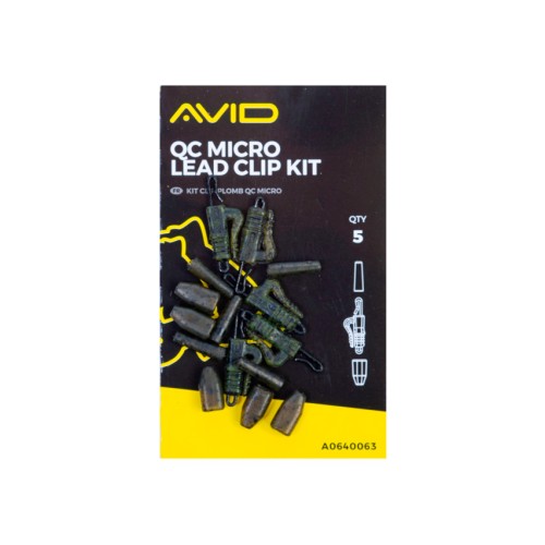 Безопасная клипса Avid Carp Qc Micro Lead Clip Kit