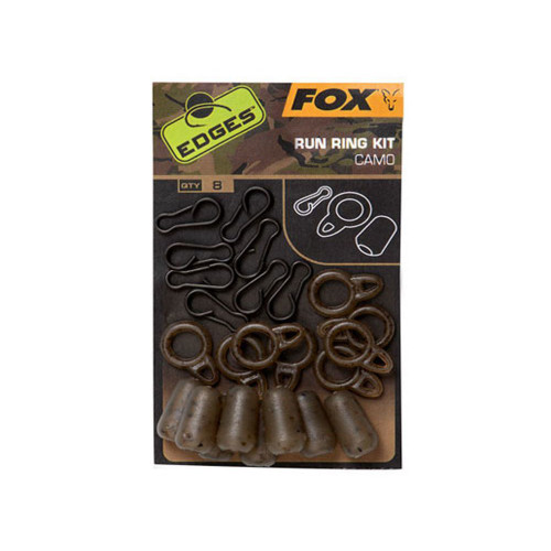 Набор для скользящей оснастки Fox Edges Camo Run Ring Kit x 8