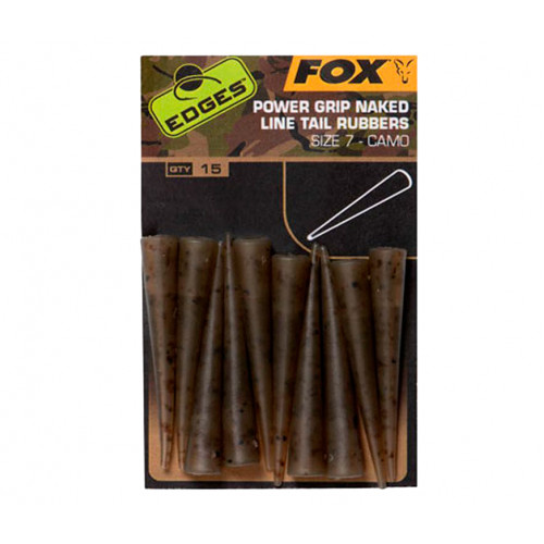Камуфляжные конусы Fox Edges Camo Power Grip Naked Tail Rubber Size 7 x10