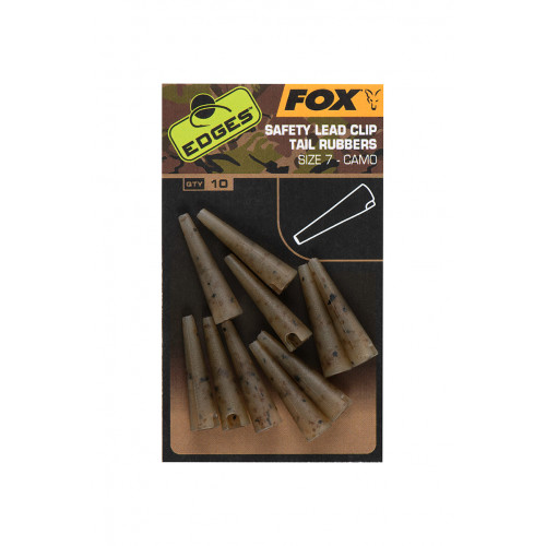 Конусы Fox EDGES Camo Safety Lead Clip Tail Rubbers (Size 7)