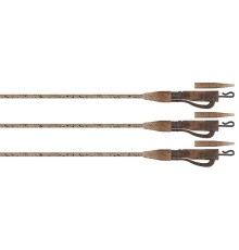 Готовые оснастки на монтажной трубке с безопасной клипсой FOX Edges Tubing Lead Clip Ready Rig 3шт