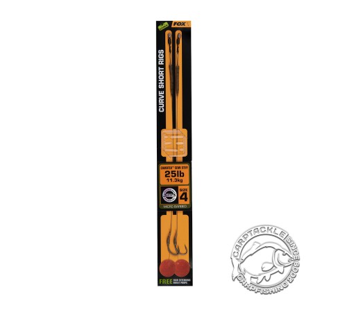 Готовые поводки Fox EDGES Curve Short Rigs