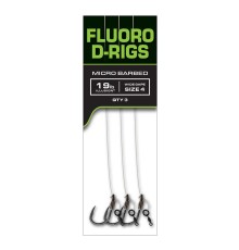Готовые поводки FOX Carp Ready Rigs - Fluoro D-Rig (x3)