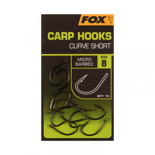 Крючки Fox Carp Hooks Curve Shank Short