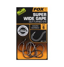 Крючки Fox EDGES™ Super Wide Gape (Out-Turned Eye)
