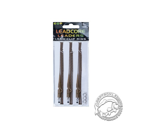 Набор готовых оснасток ESP Leadcore Lead Clips